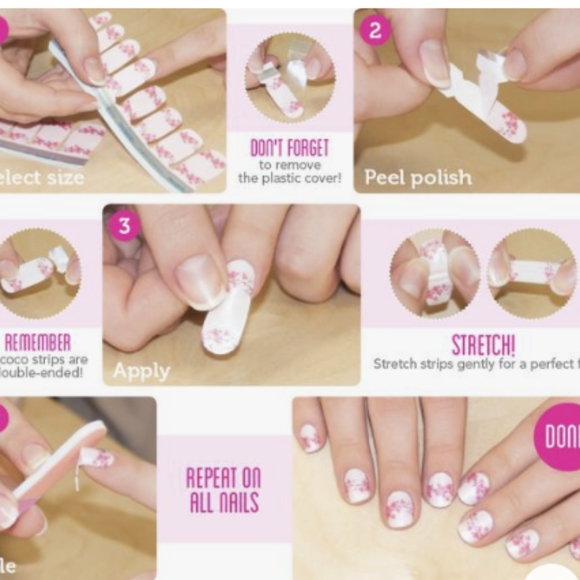 5 for $15 Nail Wrap - Carolina Blue - Picture 4 of 4